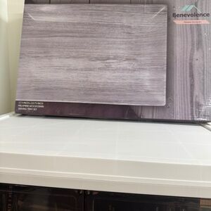 New-Melamine Woodgrain Serving Tray